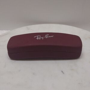 Ray-Ban Maroon Eyewear Hard Case Only #Z-01